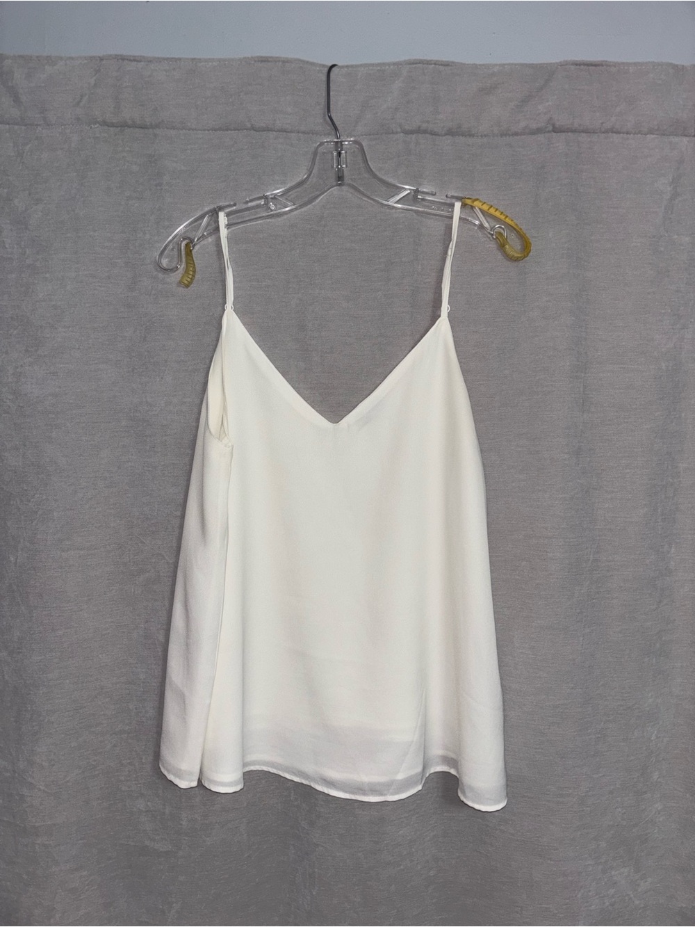 ASOS Cream V-Neck Spaghetti Strap Camisole